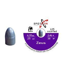Balines SPOT ON ZEUS - 6.35mm (.25) - 125 und.