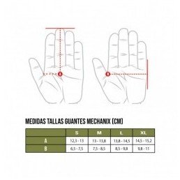 GUANTES MECHANIX THE ORIGINAL- NEGRO- TALLA M