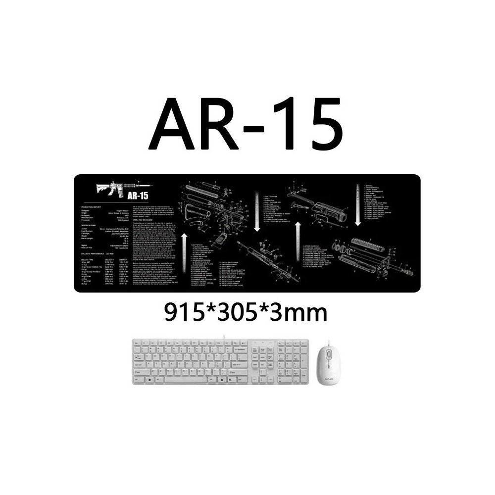 Tapete de Limpieza Arma Larga-AR15