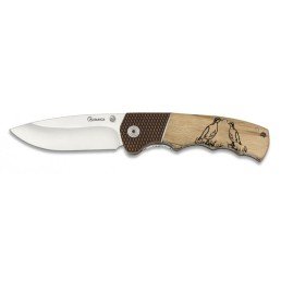 Navaja ALBAINOX GRABADA PERDIZ - 19921GR501