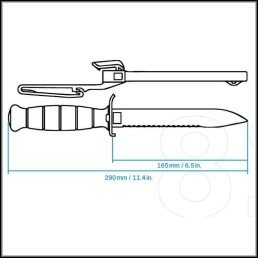 Cuchillo GLOCK 81 SIERRA - VERDE OD