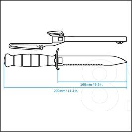 Cuchillo GLOCK 81 SIERRA - VERDE OD