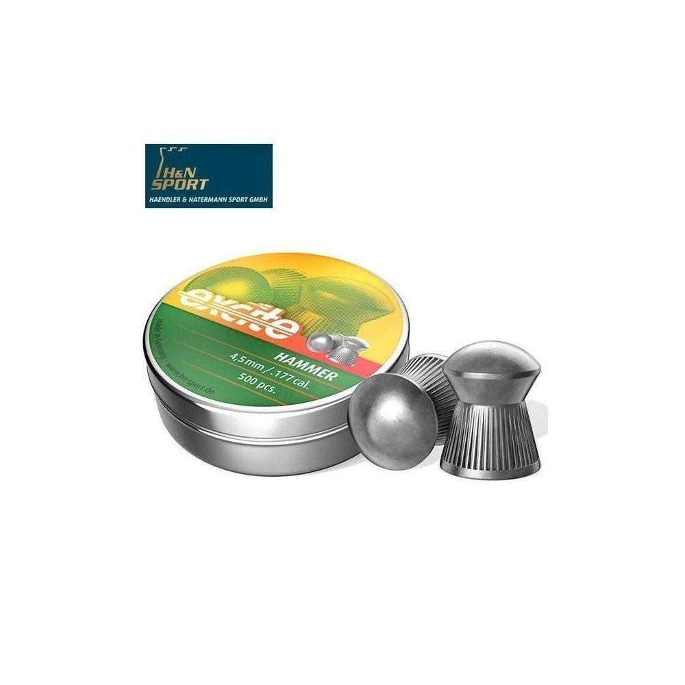 BALINES H&N EXCITE HAMMER - 4.50MM (.177) - 500 und.