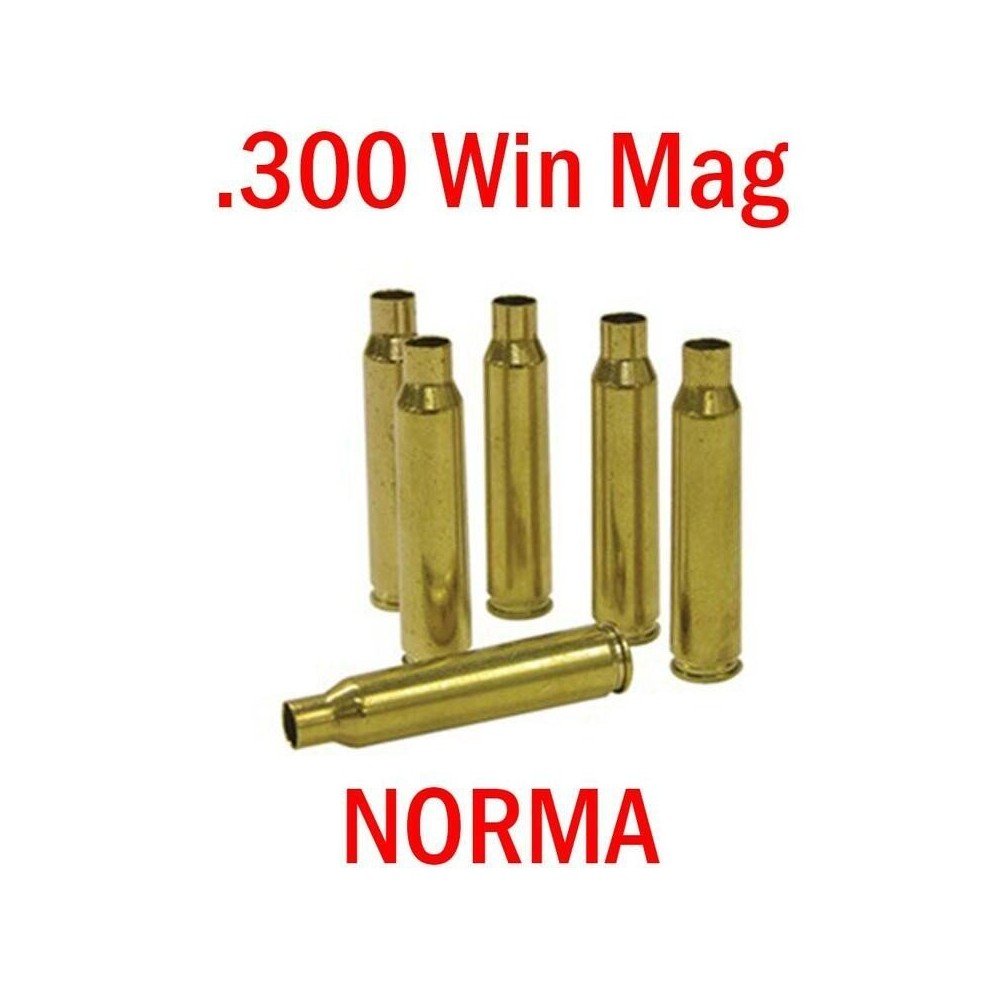 Vainas NORMA 1 Disparo - Calibre .300 Win Mag. - 50 und.