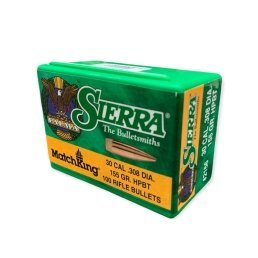 Puntas SIERRA Cal. 30-155 HPBT  Match Palma