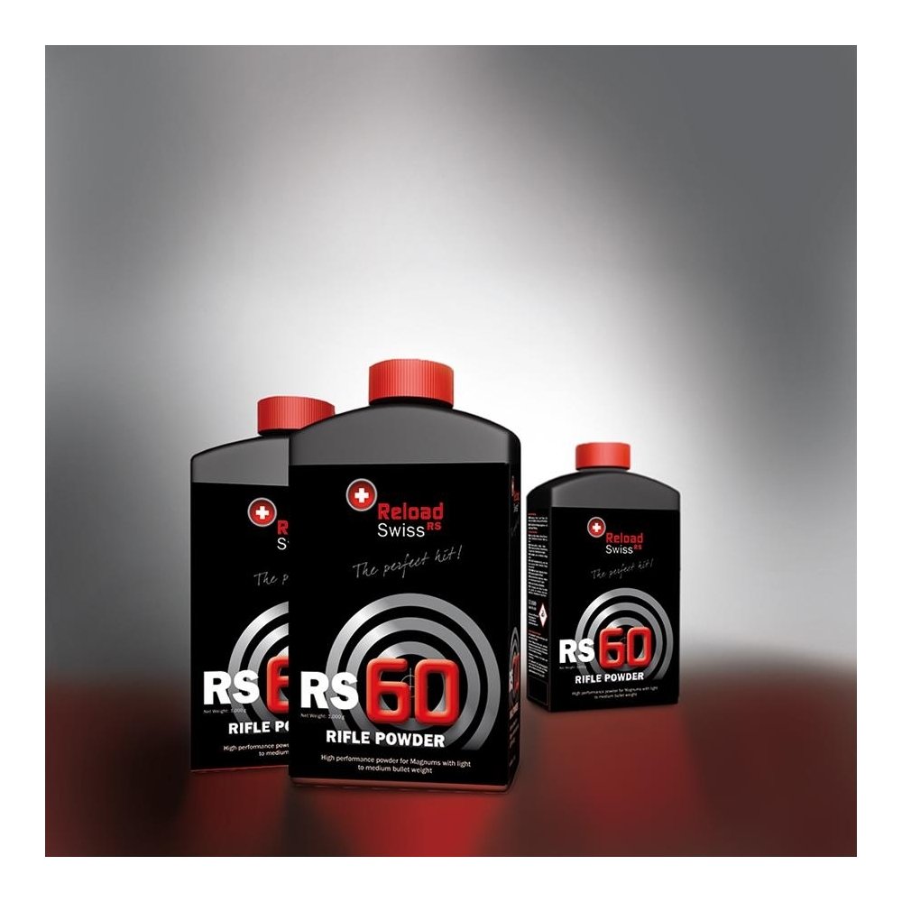 Pólvora RELOAD SWISS RS60 - 1 kg
