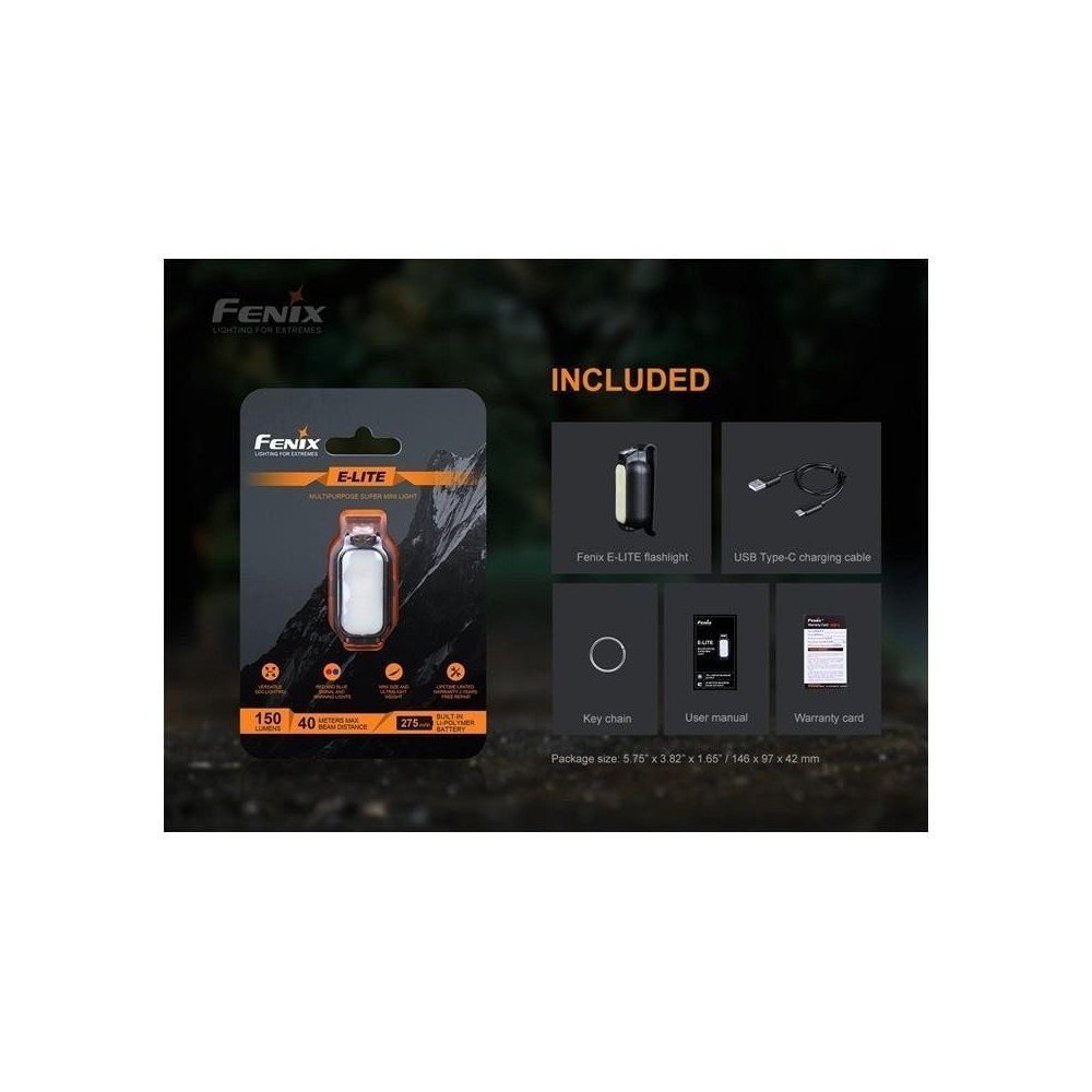 LINTERNA FENIX E-LITE