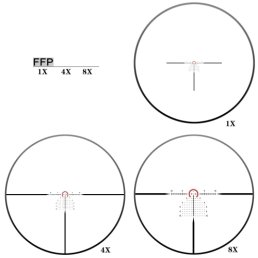 DISCOVERYOPT ED - AR 1-8X24FIR FFP - MRAD