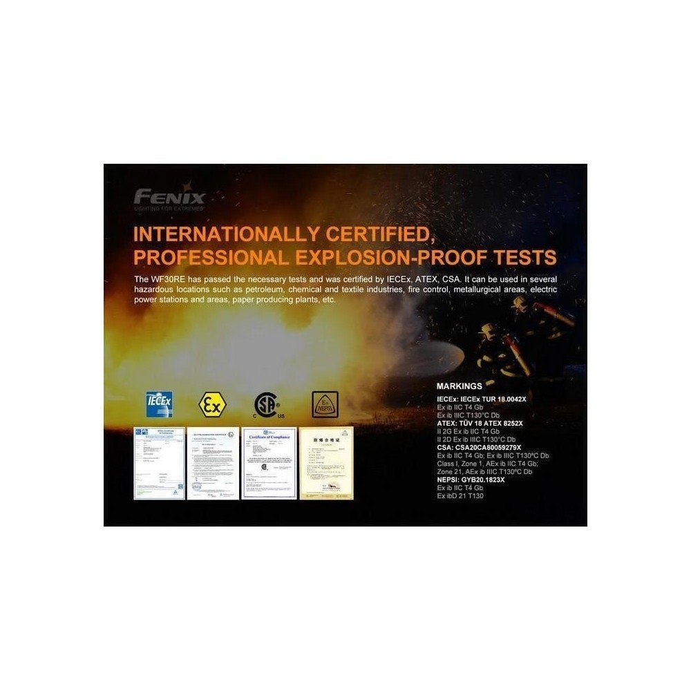 LINTERNA FENIX WF11E ATEX