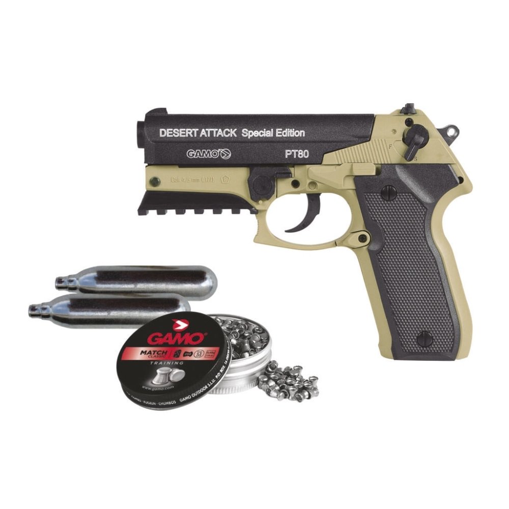 Pistola GAMO PT-80 Desert Attack SE