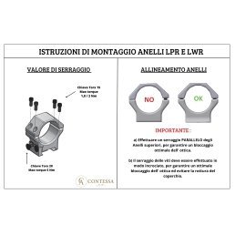 Anillas Desmontables CONTESSA LWR - 34MM - Bajas