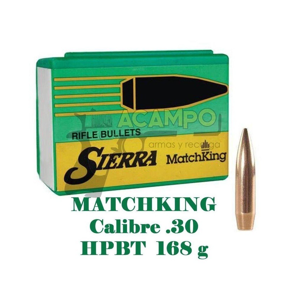 Puntas SIERRA Cal. 30 - 168 g HPBT 2200 Puntas SIERRA Cal. 30 - 168 g HPBT 2200