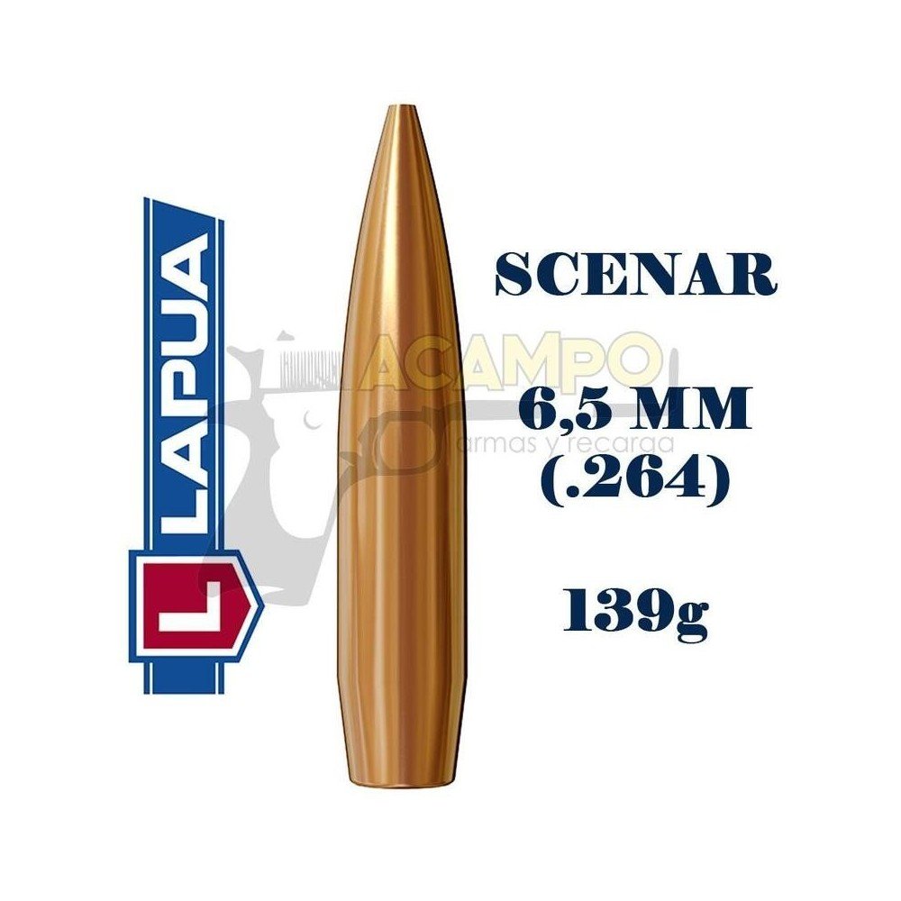 Puntas LAPUA SCENAR - Cal 6.5 (.264) - 139 g