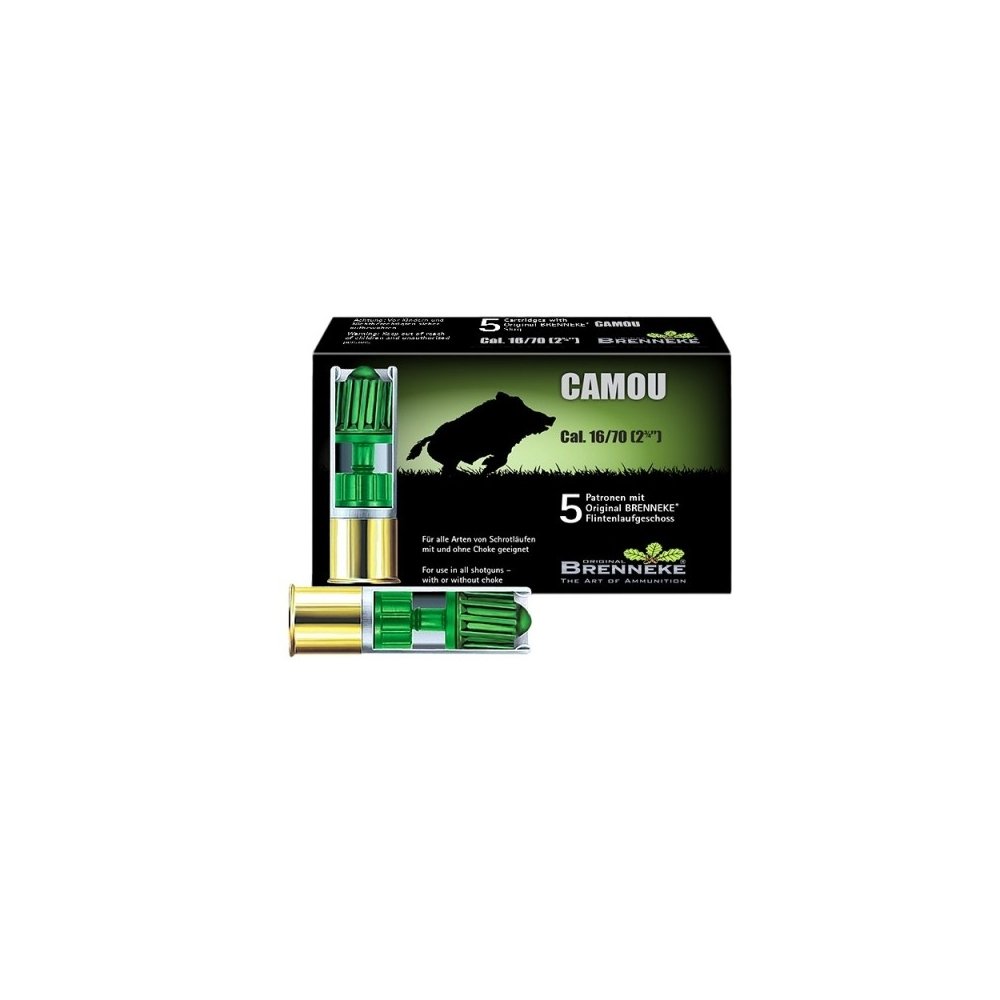 BALA BRENNEKE CAMOU 12/70 - Caja de 5 und.
