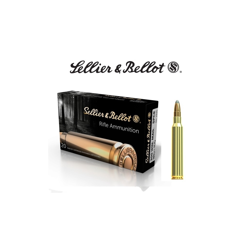 SELLIER & BELLOT - 300 WM - SPCE - 180 grains