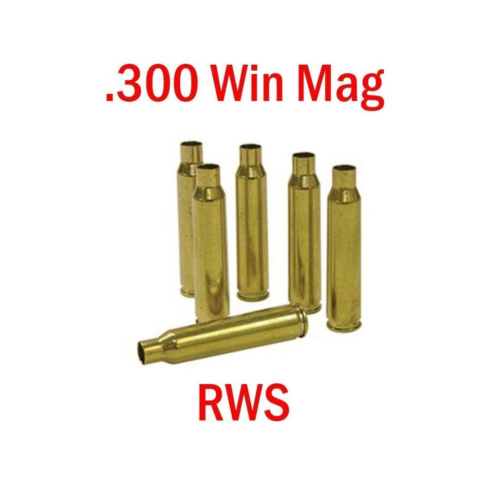 Vainas RWS 1 Disparo - Calibre .300 Win Mag. - 50 und.