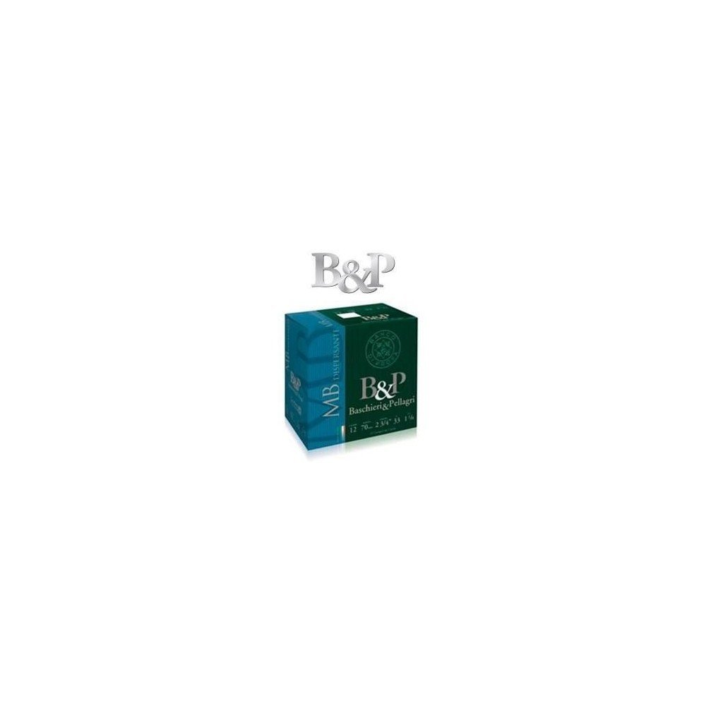 Cartucho BASCHIERI & PELLAGRI MB - DISPERSANTE 33 gr- Cal. 12 - Caja de 25 und.