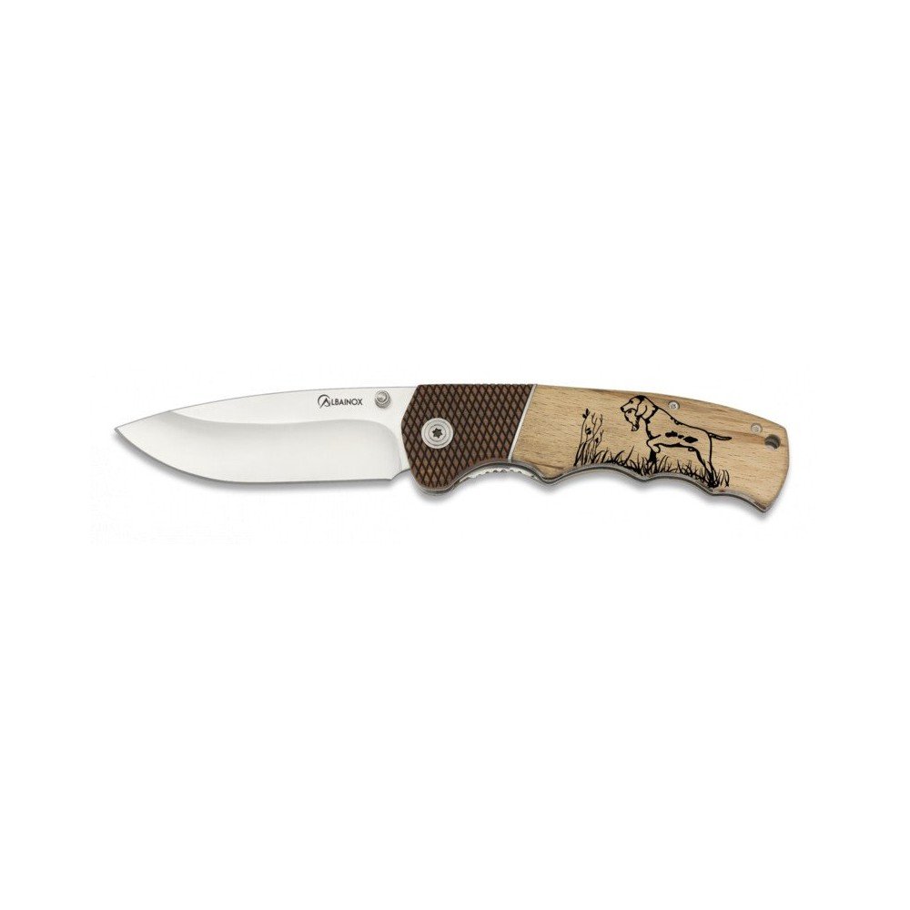 Navaja ALBAINOX GRABADA SETTER - 19921GR502