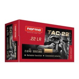 NORMA/RWS TAC-22 Cal.22lr - Caja de 50 und.