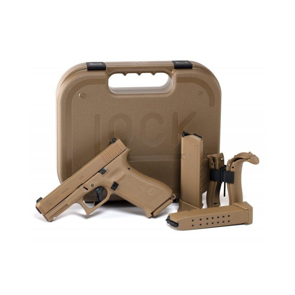 PISTOLA GLOCK 19X "COYOTE" C/9X19