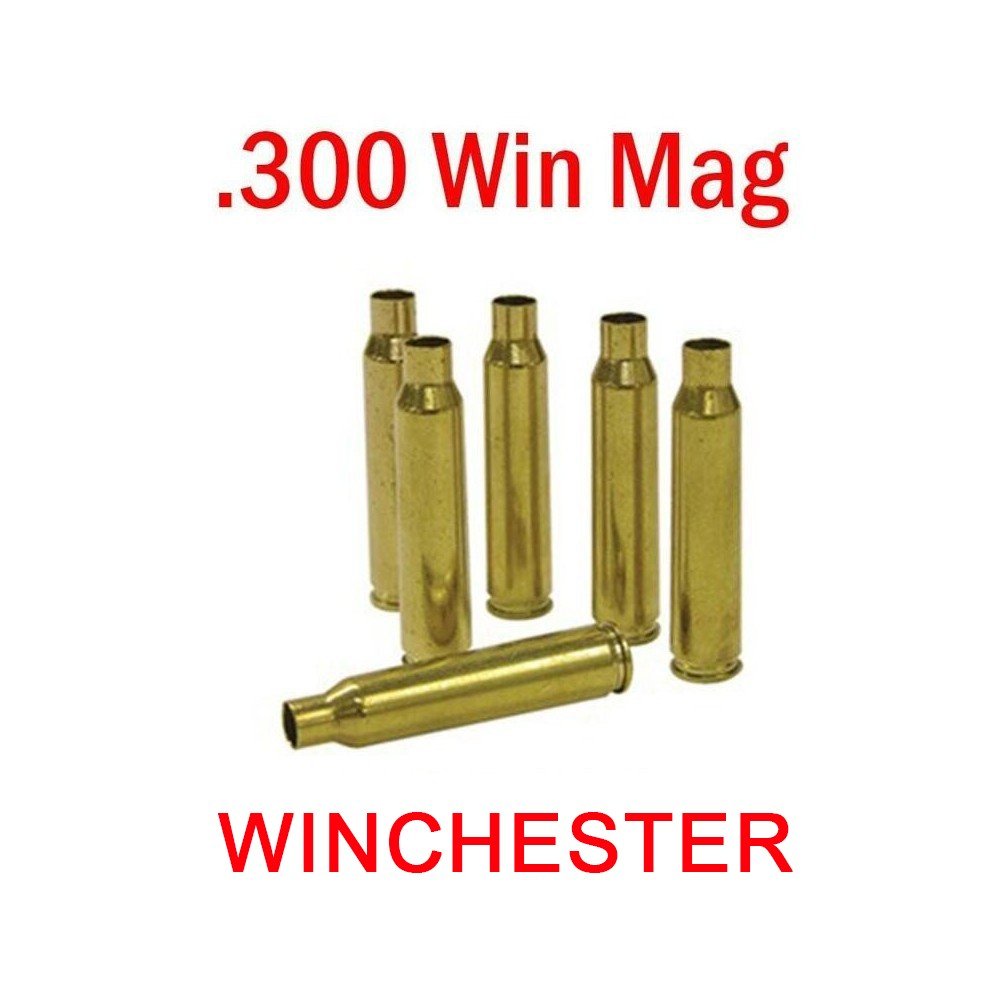 Vainas WINCHESTER 1 Disparo - Calibre .300 Win Mag. - 50 und.