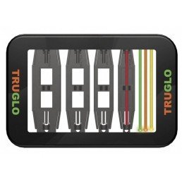 Punto de fibra TRUGLO GLO DOT EXTREME UNIVERSAL 4 colores.-4 bases.