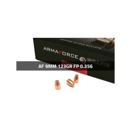 PUNTAS CAL. 9MM (.356)-123-FP COBREADO 500 UNI. ARMAFORCE